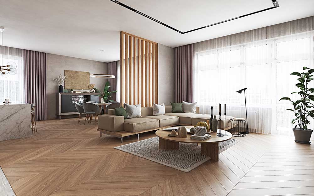 Spacious bedroom concept at RPS Rudrom Wave City